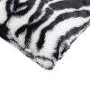 12" x 20" x 5" Denton Zebra Black and White Faux  Pillow 2 Pack - Image 2