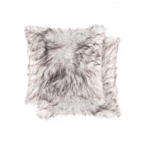 18" x 18" x 5" Gradient Chocolate Faux  Pillow 2 Pack