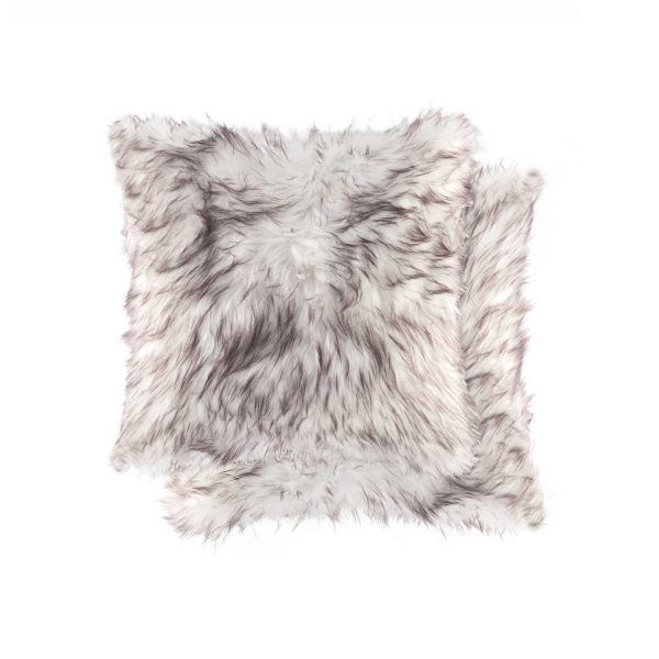 18" x 18" x 5" Gradient Chocolate Faux  Pillow 2 Pack