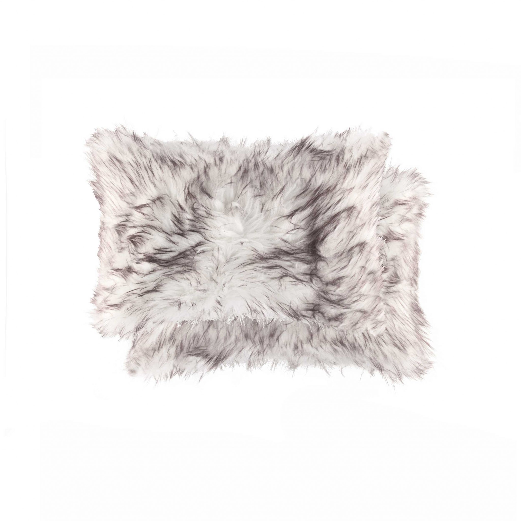 12" x 20" x 5" Gradient Chocolate Faux  Pillow 2 Pack