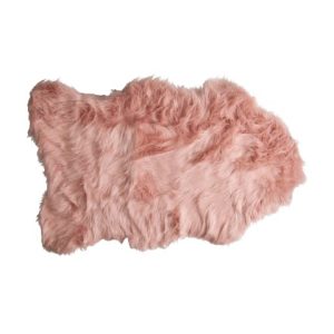 2' X 3' Dusty Rose Animal Print Area Rug
