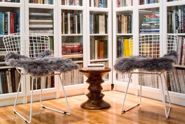 Gray Natural Sheepskin Seat Chair Cover - Image 3