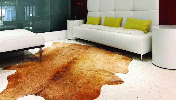 60" x 84" Tan Cowhide - Area Rug - Image 2