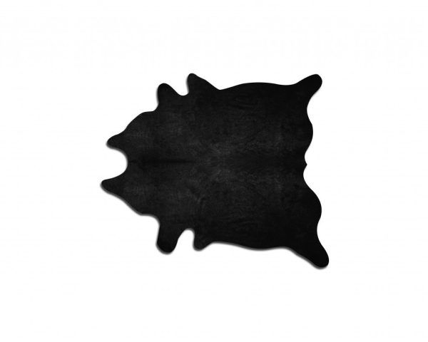 60" x 84" Black Cowhide - Area Rug - Image 4