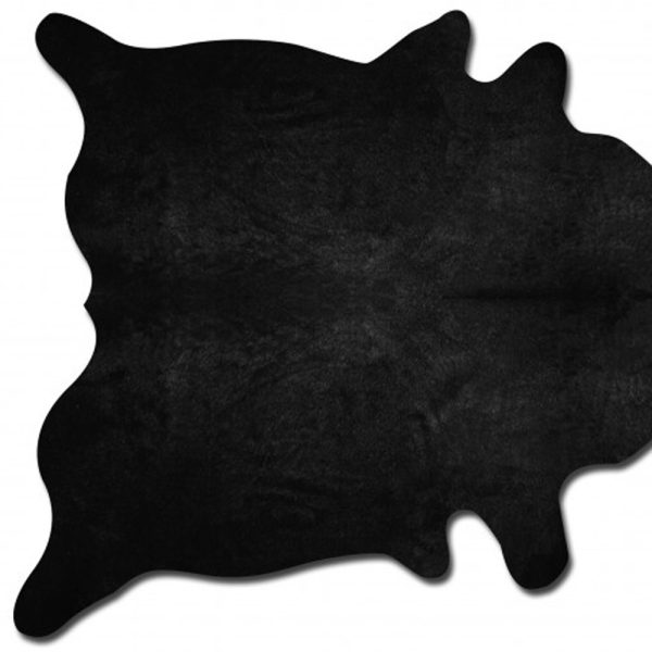 60" x 84" Black Cowhide - Area Rug - Image 5