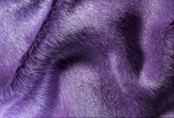 60" x 84" Purple Cowhide - Area Rug - Image 2
