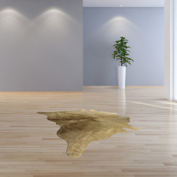 60" x 84" Taupe Cowhide - Area Rug - Image 4