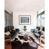 60" x 84" Chocolate And White Cowhide - Area Rug - Image 2