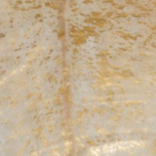 60" x 84" Natural And Gold Cowhide - Area Rug - Image 2