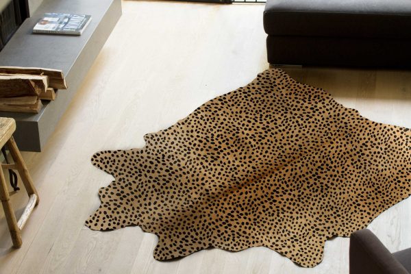 60" x 84" Cheetah Cowhide - Area Rug - Image 2