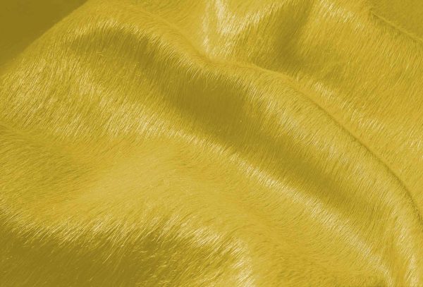 60" x 84" Yellow Cowhide - Area Rug - Image 2