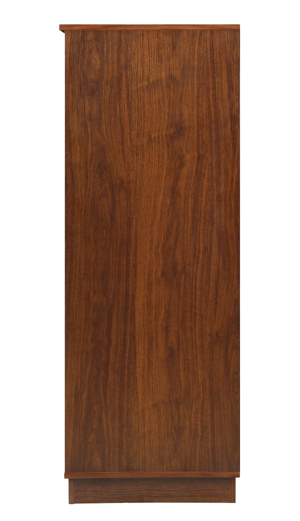 24" X 20" X 52" Wine Cabinet In Walnut - Mdf - Image 2