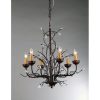 Kinsley Wonderland 6-light Crystal/ Bronze Chandelier - Image 3