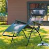 Zero Gravity Recliner - Basalt Steel Frame - Ocean Fabric - Image 3