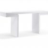 Console In High White Gloss Lacquer - Image 2