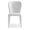 Set of 2 White Faux Leather Dining Chairs - Image 2