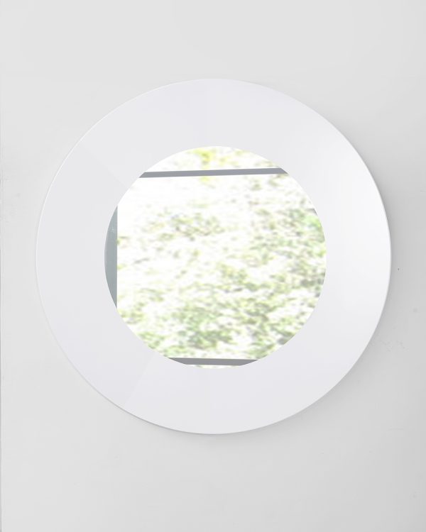 Mirror In High Gloss White Lacquer - Image 4