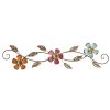 Chic Floral Scroll Metal Wall Decor - Image 4