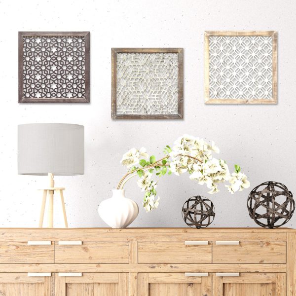 Wood Framed and Metal Laser-Cut Wall Decor - Image 2