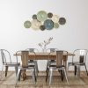 Textured Metal Plates Wall Decor - Image 2