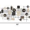 Distressed Industrial Metal and Wood Wall Decor - Image 4
