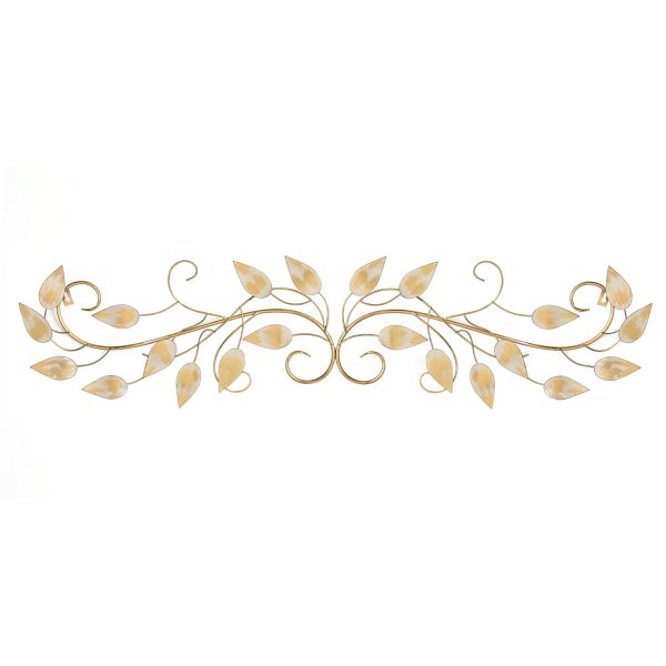 Brushed Gold Over The Door Metal Wall Decor