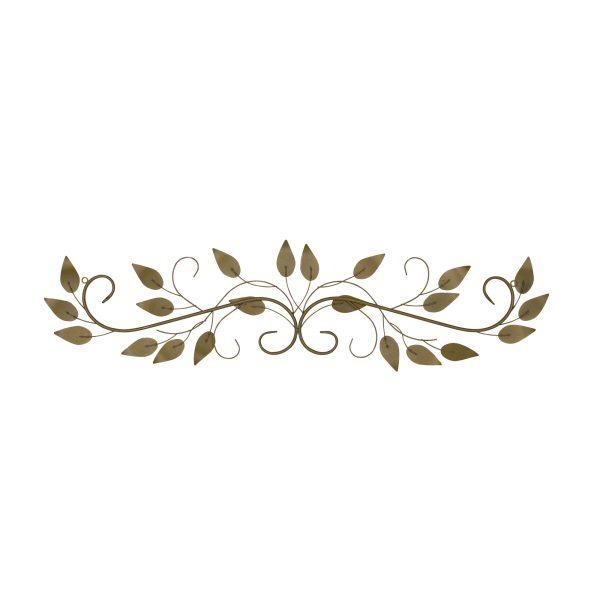 Brushed Gold Over The Door Metal Wall Decor - Image 3