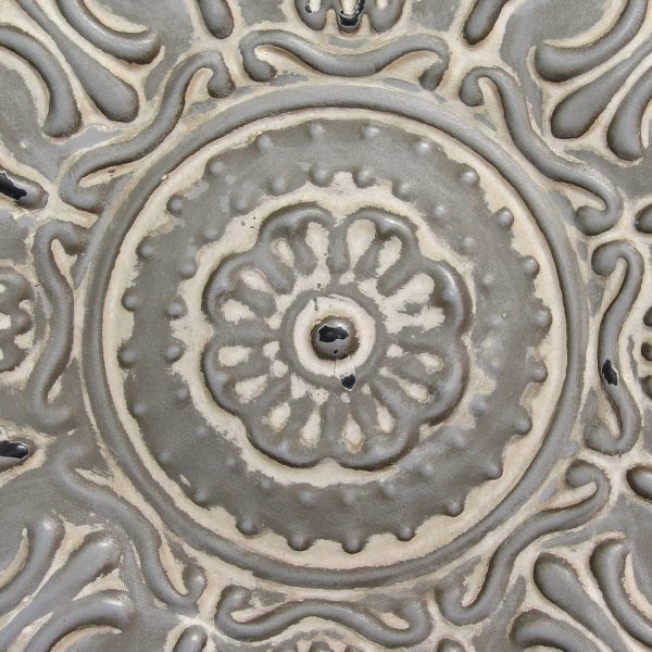Small Gray Medallion Wall Decor - Image 2