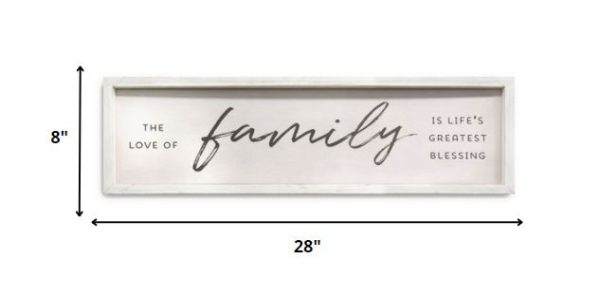 Family is Life's Greatest Blessings Black and White Wall Art - Image 4
