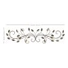 Patina Scroll Metal Leaf Wall Decor - Image 3