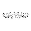 Patina Scroll Metal Leaf Wall Decor - Image 4