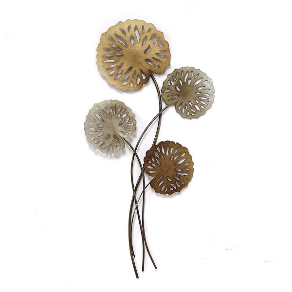 Water Lilies Metal Wall Decor - Image 4