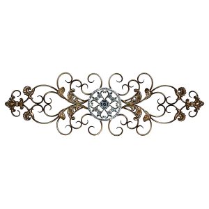 Traditional Blue and White Scroll Wall Decor