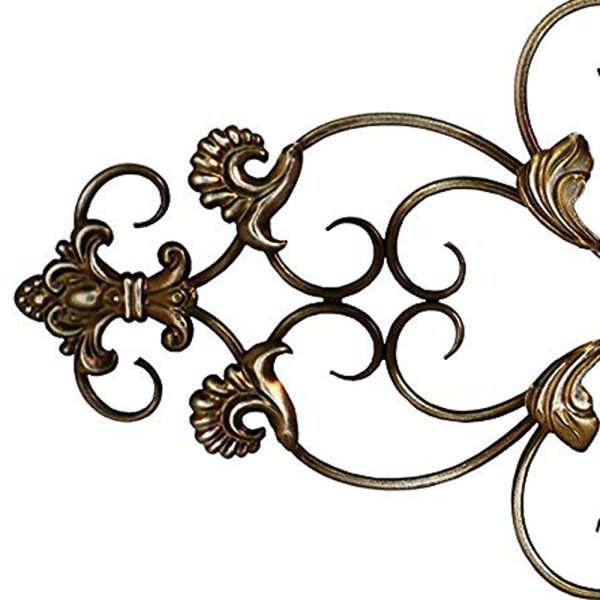 Traditional Blue and White Scroll Wall Decor - Image 5