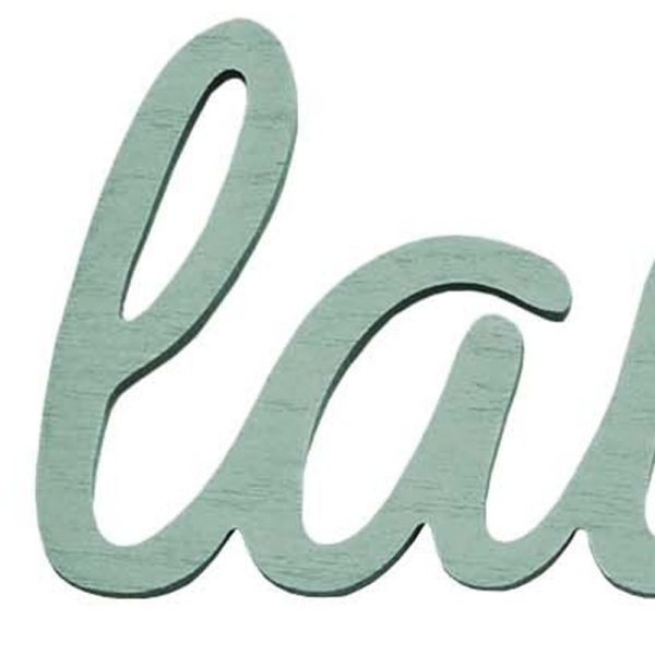 Charming Teal Metal Wall Decor - Image 5