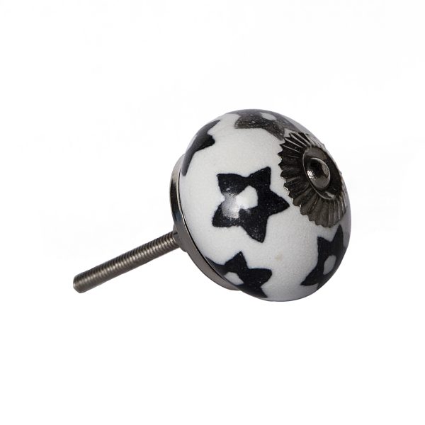 1.5" x 1.5" x 1.5" White Silver And Gray Knobs 8 Pack - Image 3