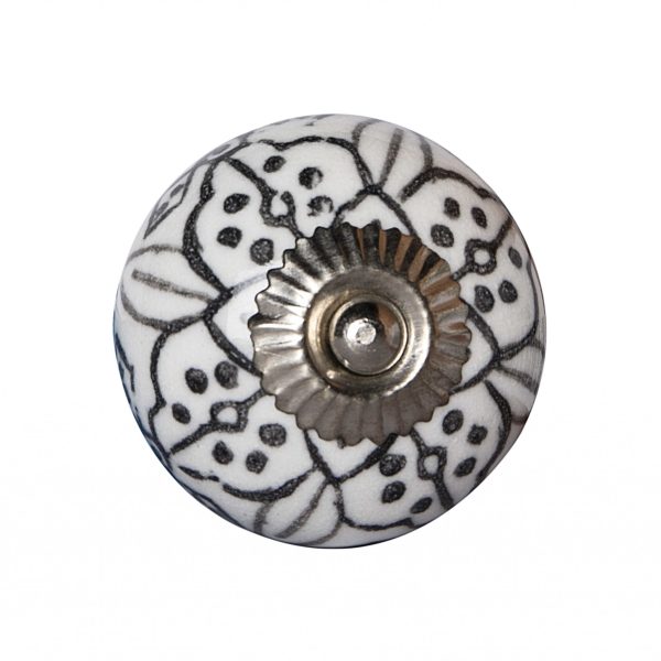 1.5" x 1.5" x 1.5" Black Gray and Silver  Knobs 12 Pack - Image 2