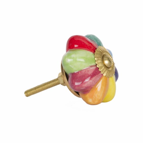1.5" x 1.5" x 1.5" Green Blue Red and Yellow  Knobs 12 Pack - Image 4