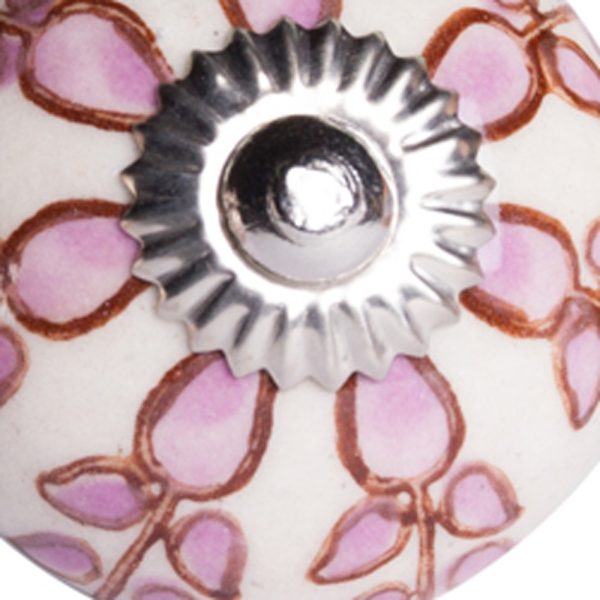 1.5" x 1.5" x 1.5" Hues Of White Pink And Burgundy  Knobs 8 Pack - Image 4