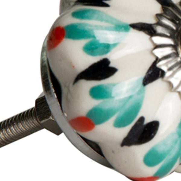 1.5" x 1.5" x 1.5" Hues Of White Green And Black  Knobs 8 Pack - Image 5