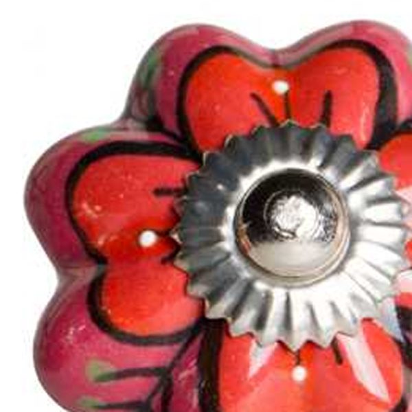 1.5" x 1.5" x 1.5" Pink Red and Green  Knobs 12 Pack - Image 4