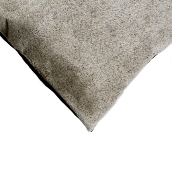 18" x 18" x 5" Gray Cowhide - Pillow 2-Pack - Image 2
