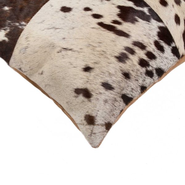 18" x 18" x 5" Flawless White Torino Kobe Cowhide  Pillow - Image 2