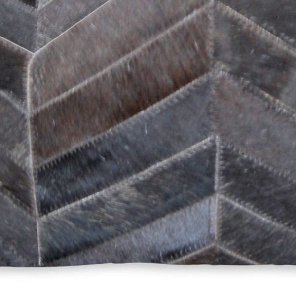12" x 20" x 5" Cool Chocolate Torino Kobe Chevron  Pillow - Image 5