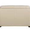 36" Elegant Beige Leather Loveseat - Image 3