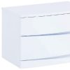 16.5" Exquisite White High Gloss Nightstand - Image 3