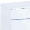 16.5" Exquisite White High Gloss Nightstand - Image 4