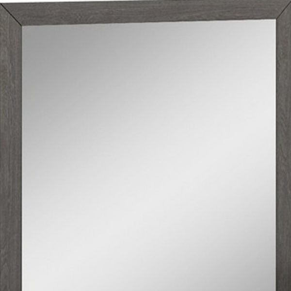 43" Refined Grey High Gloss Mirror - Image 3