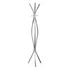 12" x 18" x 72" Silver  Metal  Coat Rack