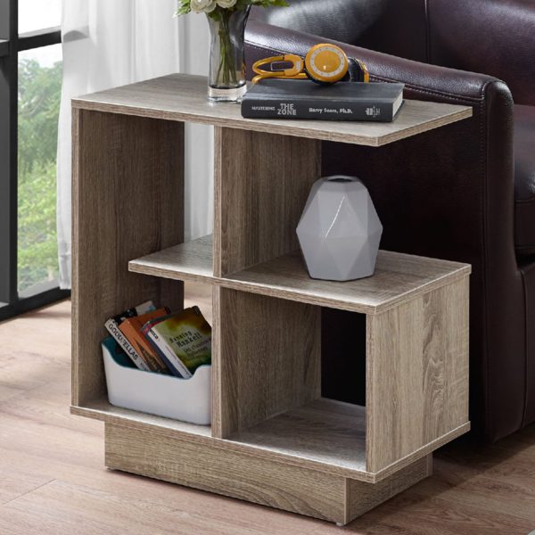 11.5" x 23.5" x 24" Dark Taupe Particle Board Laminate  Kitchen Cart - Image 5